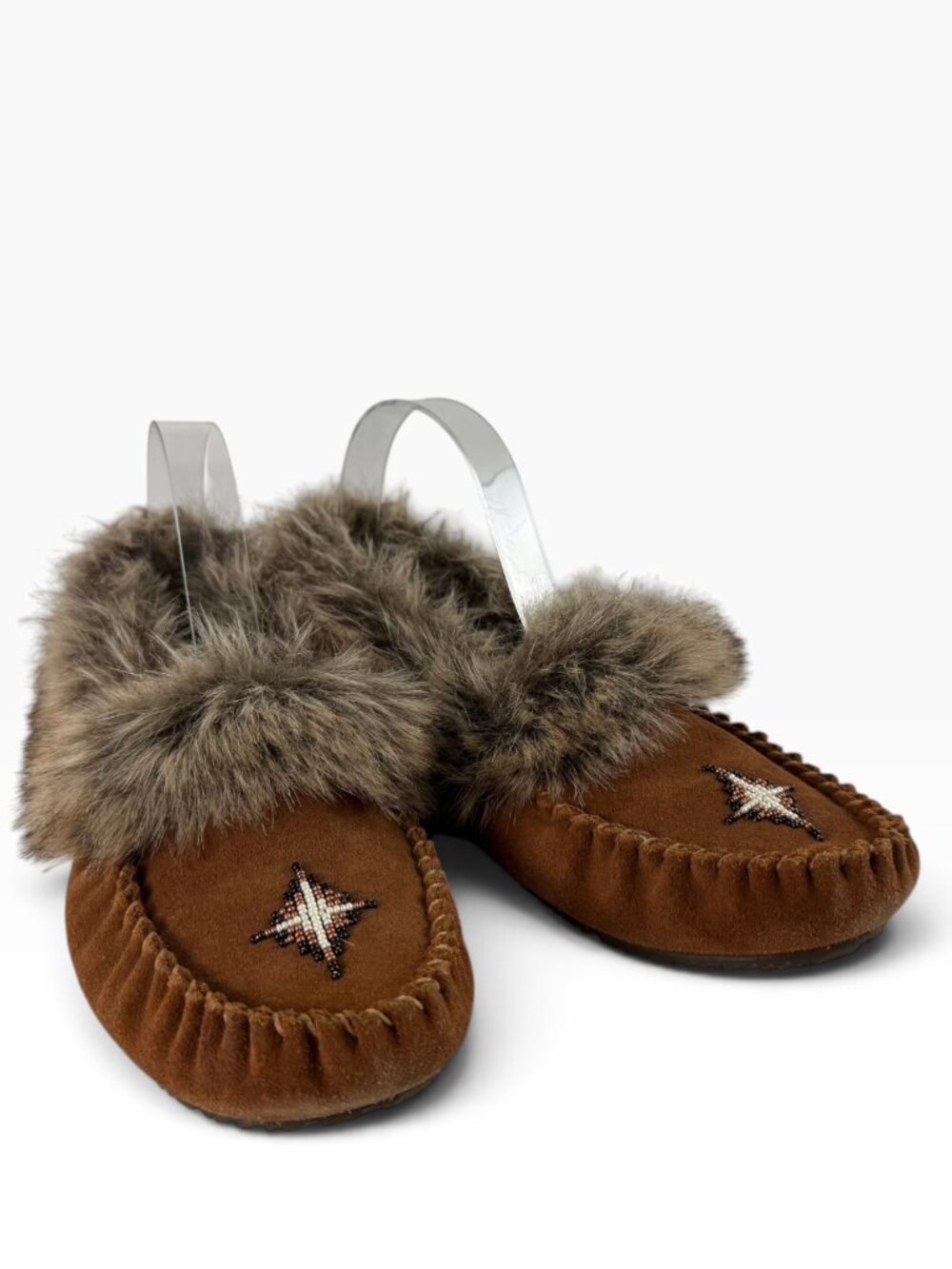 Manitobah Mukluks Street Moc Oak • Women's Size 8 • Men's Size 6 • Cozy Slippers